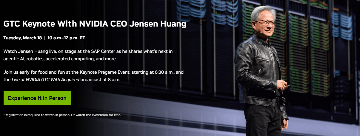 黄仁勋将发表重磅演讲！英伟达市值已蒸发8200亿美元，GTC大会将是“美国科技股扭转弱势的转折点”？